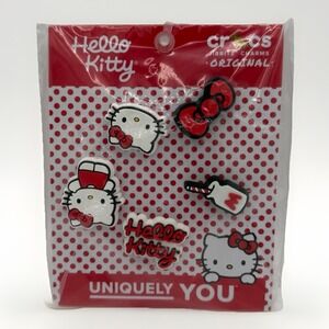 Crocs Jibbitz Charms Original Hello Kitty Uniquely You 5 Pack